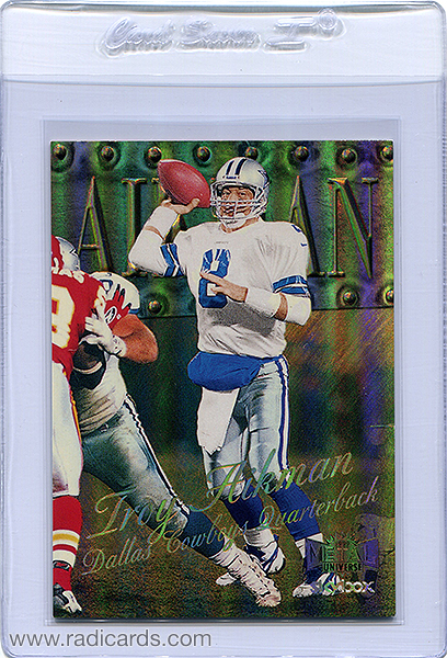 Troy Aikman 1999 Metal Universe #32 Precious Metal Gems /50