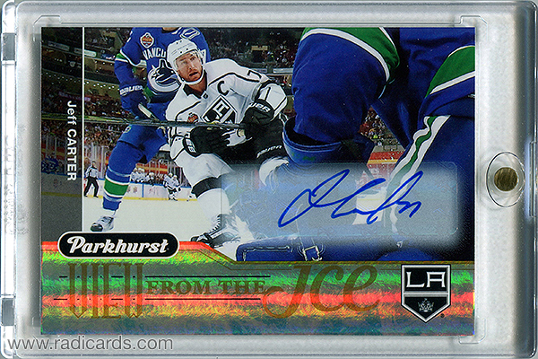 Jeff Carter 2018-19 Parkhurst View from the Ice #VI-13 Autographs