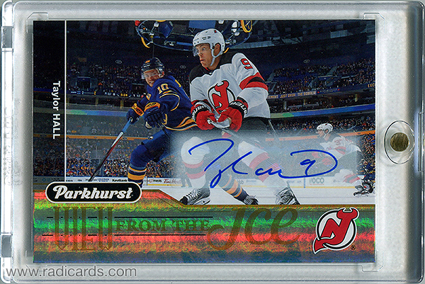 Taylor Hall 2018-19 Parkhurst View from the Ice #VI-17 Autographs