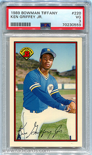 1989 Bowman Tiffany Ken Griffey Jr